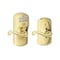 Schlage Schlage Bright Brass Steel Electronic Keypad Entry Lock FE595VPLYFLA505 - alternate 1